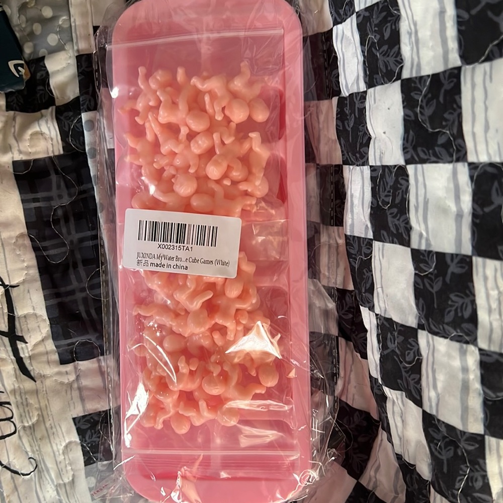 Baby Shower game. Freeze baby in ice cube trays and use them in drinks!